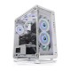 Thermaltake Core P6 Snow Tempered Glass ATX Mid Tower Computer Casing