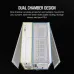 Corsair 2500D AIRFLOW Mid-Tower Dual Chamber PC Case - White
