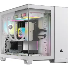 Corsair iCUE LINK 2500X RGB Micro ATX Dual Chamber PC Case White