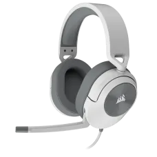 Corsair HS55 Stereo 3.5mm Wired Gaming Headphone Carbon White