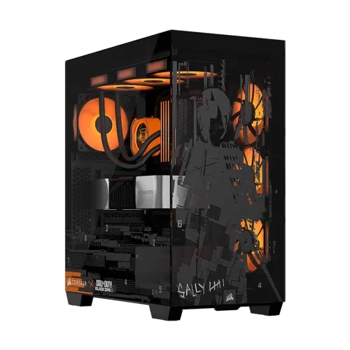 CORSAIR 3500X Call of Duty Black OPS 6 Edition Mid Tower E-ATX Gaming Desktop Casing