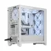 CORSAIR iCUE 4000D RGB AIRFLOW QL Edition Mid Tower True White ATX Gaming Desktop Case
