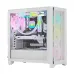 CORSAIR iCUE 4000D RGB AIRFLOW QL Edition Mid Tower True White ATX Gaming Desktop Case