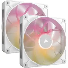 Corsair iCUE LINK RX140 MAX RGB 140mm PWM Thick Fans Starter Kit Dual Pack White