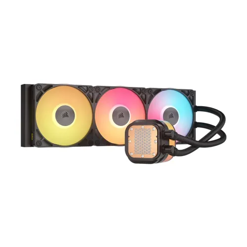 CORSAIR iCUE Link Titan 360 RX LCD RGB AIO Black Liquid CPU Cooler