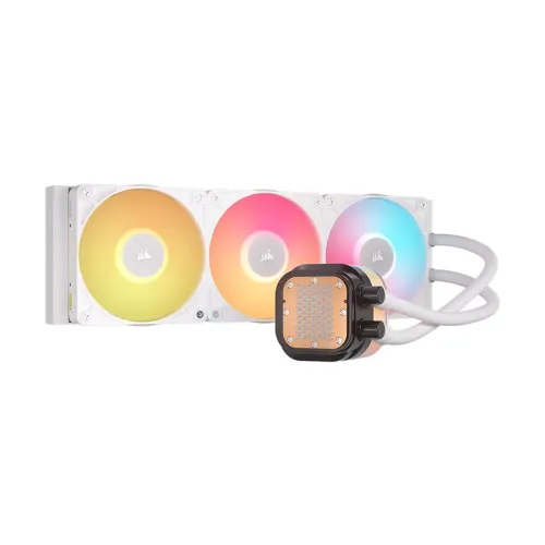 CORSAIR iCUE Link Titan 360 RX RGB AIO White Liquid CPU Cooler