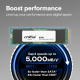 Crucial E100 1TB M.2 NVMe PCIe Gen4 Internal SSD Crucial E100 1TB M.2 NVMe PCIe Gen4 Internal SSD