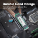 Crucial E100 1TB M.2 NVMe PCIe Gen4 Internal SSD Crucial E100 1TB M.2 NVMe PCIe Gen4 Internal SSD