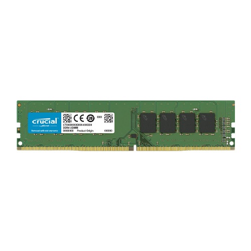 Crucial 8GB DDR4 2400MHz UDIMM Desktop Ram