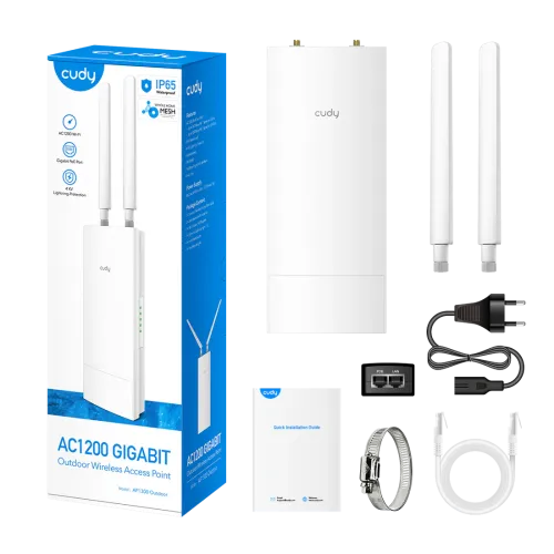 Cudy AP1300 (Outdoor) Wi-Fi 5 AC1200 Mbps Wireless Dual Band Access Point