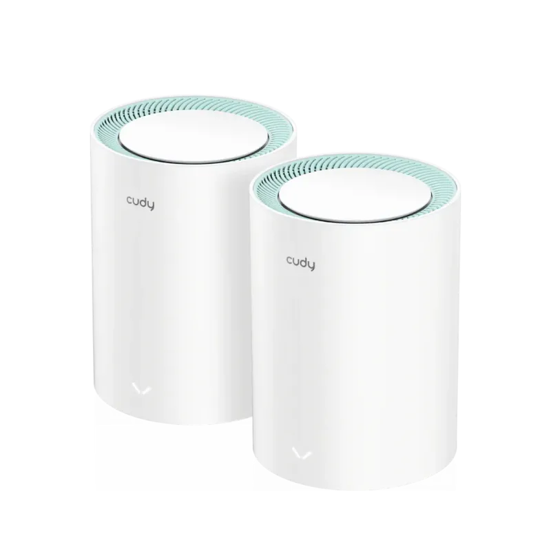 Cudy M1500 AX1500 Mbps Gigabit Dual-Band Mesh Wi-Fi 6 System (2-Pack) Cudy M1500 AX1500 Mbps Gigabit Dual-Band Mesh Wi-Fi 6 System (2-Pack)