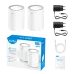 Cudy M3000 V2 AX3000 2.5G Dual Band Wi-Fi 6 Mesh Router White (2 Pack)