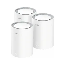Cudy M3000 V2 AX3000 2.5G Dual Band Wi-Fi 6 Mesh Router White (3 Pack)