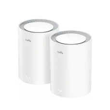 Cudy M3000 V2 AX3000 2.5G Dual Band Wi-Fi 6 Mesh Router White (2 Pack)