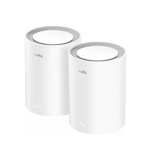 Cudy M3000 V2 AX3000 2.5G Dual Band Wi-Fi 6 Mesh Router White (2 Pack)