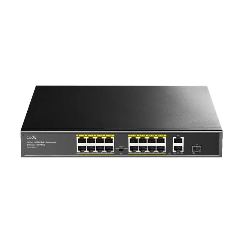 Cudy FS1018PS1 16 Port 10/100Mbps PoE+ Unmanaged Switch Cudy FS1018PS1 16 Port 10/100Mbps PoE+ Unmanaged Switch