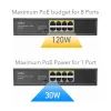 Cudy GS1008PT 1.0 8 Port (8-Port 10/100/1000Mbps PoE+) Unmanaged Desktop Switch