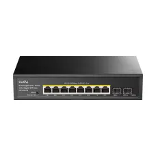 Cudy GS1008PS2 1.0 10 Port (8-Port 10/100/1000Mbps PoE+, 2-Port SFP) Unmanaged Desktop Switch