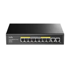 Cudy GS1010PE 8 Port Gigabit Unmanaged PoE+ Switch with 2 Gigabit Uplink Ports