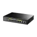 Cudy GS1010PE 8 Port Gigabit Unmanaged PoE+ Switch with 2 Gigabit Uplink Ports