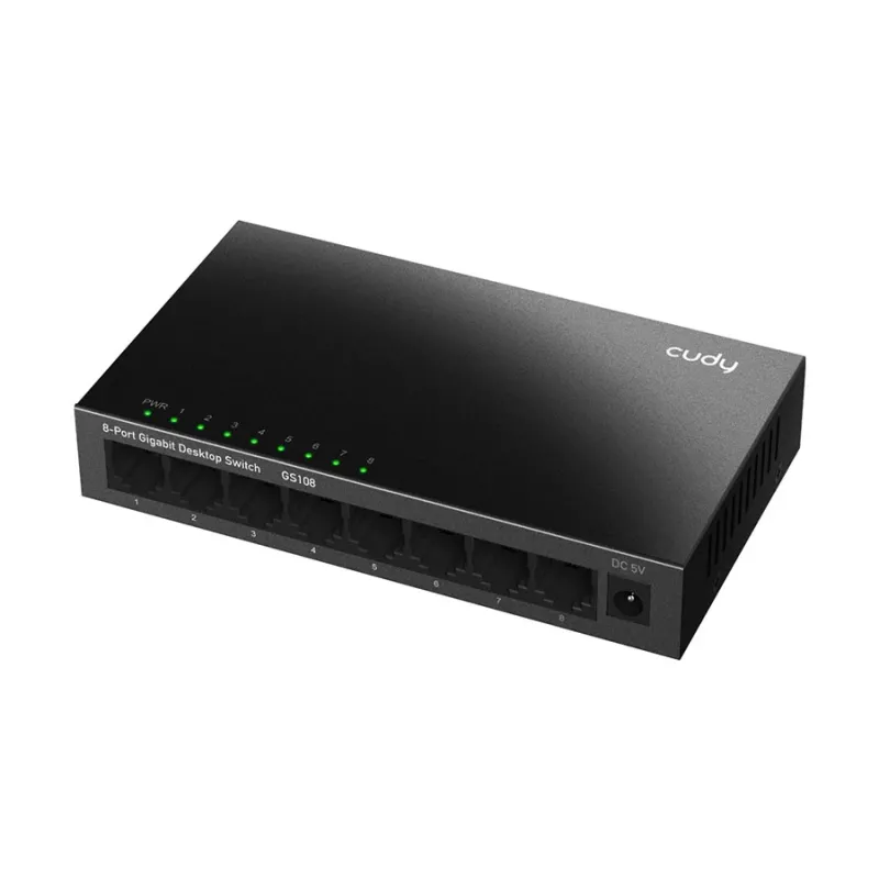 Cudy GS108 8 Port 10/100/1000Mbps Ethernet Desktop Switch
