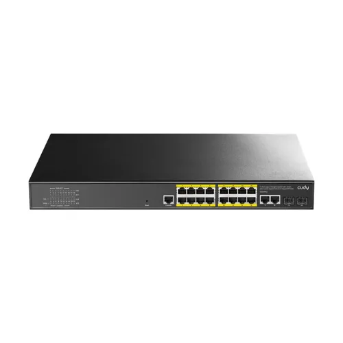 Cudy GS2018PS2 1.0 20 Port (16-Port 10/100/1000Mbps PoE+, 2-Port Uplink, 2-Port SFP) L2 Managed Network Switch