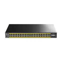 Cudy GS2048PS4 1.0 52 Port (48-Port 10/100/1000Mbps PoE+, 4-Port 10G SFP+) L2 Managed Network Switch