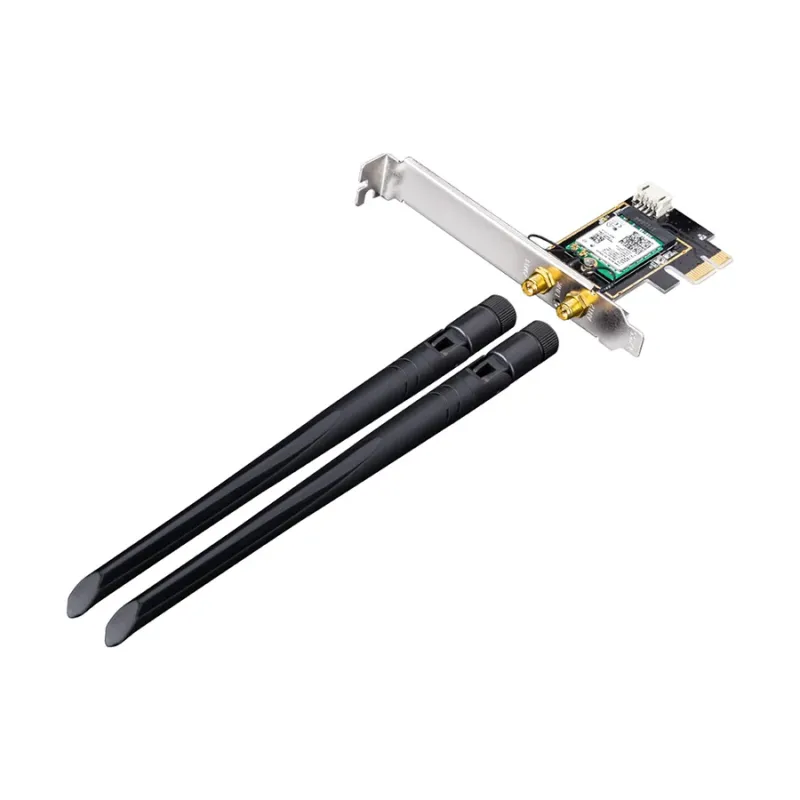 Cudy WE3000 2.0 AX5400 Mbps Tri Band Wi-Fi 6E & Bluetooth 5.2 PCI Express Network Adapter Cudy WE3000 2.0 AX5400 Mbps Tri Band Wi-Fi 6E & Bluetooth 5.2 PCI Express Network Adapter