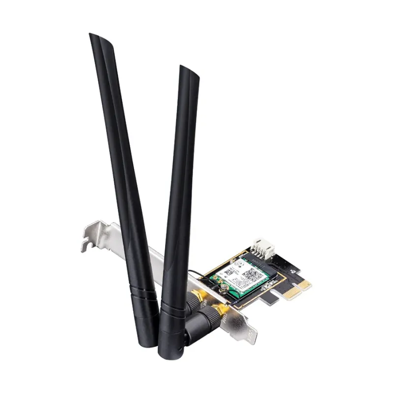 Cudy WE3000 2.0 AX5400 Mbps Tri Band Wi-Fi 6E & Bluetooth 5.2 PCI Express Network Adapter Cudy WE3000 2.0 AX5400 Mbps Tri Band Wi-Fi 6E & Bluetooth 5.2 PCI Express Network Adapter
