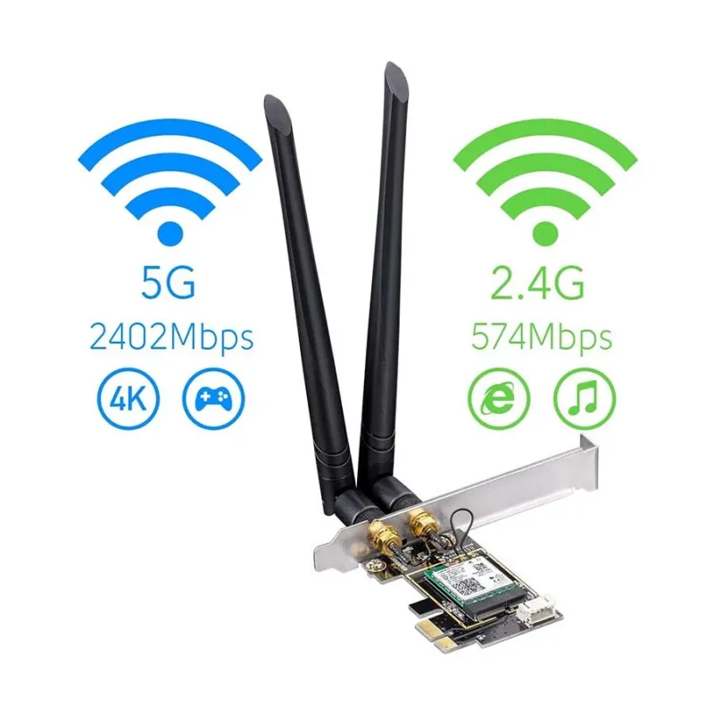Cudy WE3000 1.0 AX3000 Mbps Dual Band Wi-Fi 6 PCI Express Network Adapter