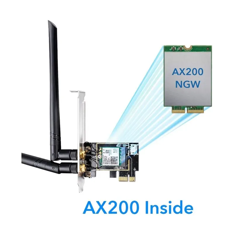 Cudy WE3000 1.0 AX3000 Mbps Dual Band Wi-Fi 6 PCI Express Network Adapter