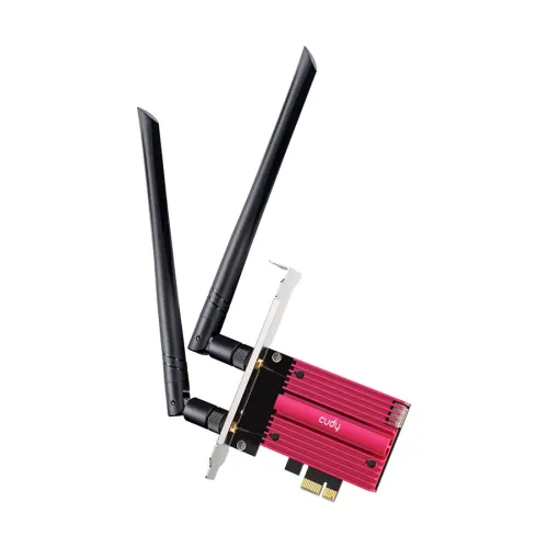 Cudy WE3000S 2.0 AX5400 Mbps Tri Band Wi-Fi 6E & Bluetooth 5.2 PCI Express Network Adapter