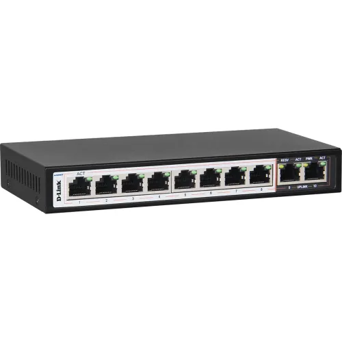 D-link DES-F1010P-E 10 Port Unmanaged PoE Switch