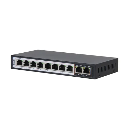 D-link DES-F1010P-E 10 Port Unmanaged PoE Switch