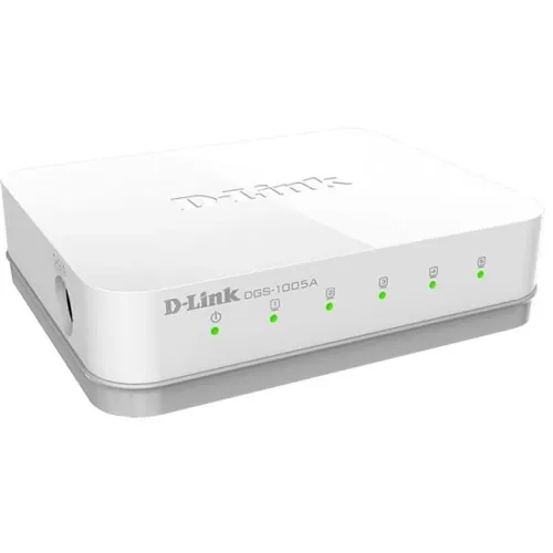 D-Link DGS-1005A 5-Port Gigabit Unmanaged Desktop Switch