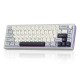 YUNZII AL66 Aluminum Wireless Tri-Mode Mechanical Keyboard with KNOB [Milk Switch]