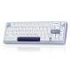 YUNZII AL66 Aluminum Wireless Tri-Mode Mechanical Keyboard with KNOB [Milk Switch]