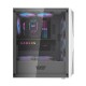 Aigo DarkFlash DK352 PLUS Tempered Glass ATX Case (White)