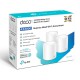 TP-Link Deco X50 (3-Pack) AX3000 3000Mbps Dual Band Wi-Fi 6 Mesh Router System