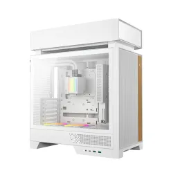 DeepCool CL6600 Innovative Compartmentalized Compact ATX Case White