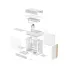 DeepCool CL6600 Innovative Compartmentalized Compact ATX Case White