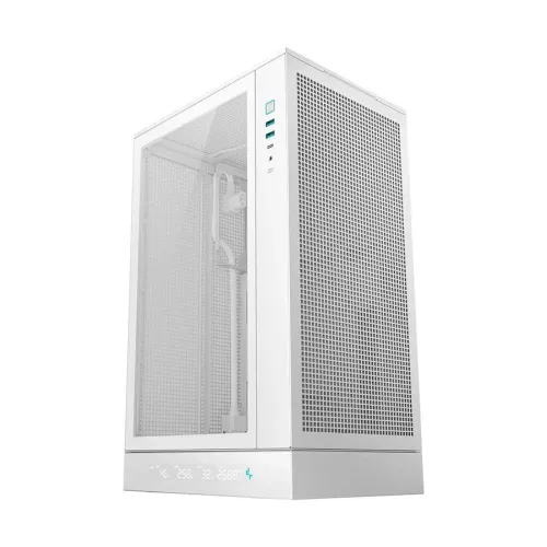 DeepCool CH270 Digital WH M-ATX Mini-Tower Gaming Casing with Digital Display