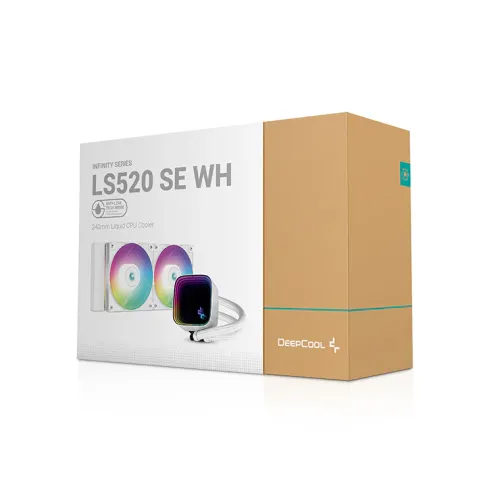 DeepCool LS520 SE WH 240mm ARGB Liquid CPU Cooler