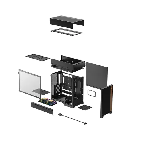 DeepCool CL660 ARGB Mid Tower ATX Computer Case