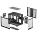 Deepcool CG330 3F Micro-ATX Compact PC Case