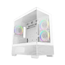 Deepcool CG380 3F WH Micro ATX Mid Tower White Casing
