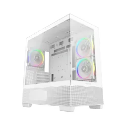 Deepcool CG380 3F WH Micro ATX Mid Tower White Casing
