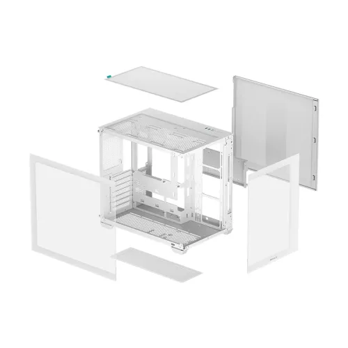 Deepcool CG530 WH Mid Tower ATX Gaming Casing