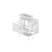 DeepCool CH160 MESH WH mini tower Casing (White)