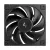 Deepcool FD12 (1xFAN) Black Casing Cooling Fan